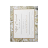 Miss America style Pageant Certificates - Rose Notizblock (Rotiert)