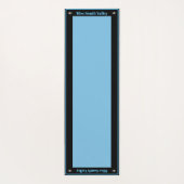 Miss America Style Pageant Crown Custom Yoga Mat Yogamatte (Rückseite)