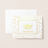 Miss America Style Pageant Crown Folienkarte (Vorderseite mit Umschlag)