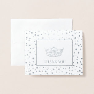 Miss America Style Pageant Crown Folienkarte