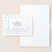 Miss America Style Pageant Crown Folienkarte (Anzeige)
