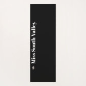 Miss America Style Pageant Crown Yoga Mat Yogamatte (Rückseite)