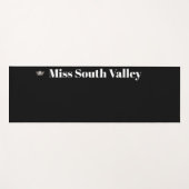 Miss America Style Pageant Crown Yoga Mat Yogamatte (Vorderseite (Horizontal))