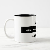 Miss America style Pageant Crown Your Title Tasse (Links)