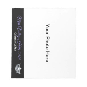 Miss America Style Pageant Foto Autograph Pad Notizblock