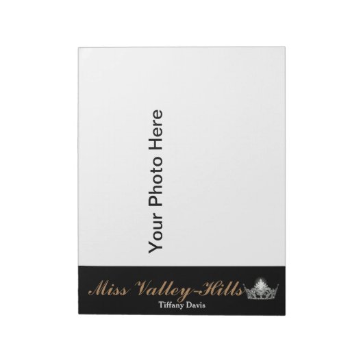 Miss America Style Pageant Foto Autograph Pad Notizblock (Rotiert)
