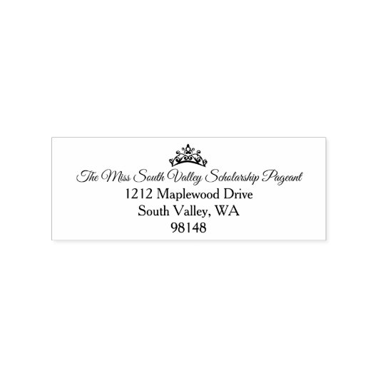 Miss America Style Pageant Rubber Briefmarke Gummistempel (Stempel)
