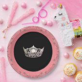 Miss America style Pink Coral 9" Paper Teller (Party)