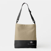 Miss America Style Silver Crown Bag Tragetaschen Mit Langen Trägern (Rückseite)