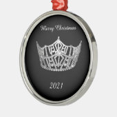 Miss America style Silver Crown Weihnachtsschmuck (Links)