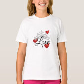 Miss America Tiara Pageant Girls Top Liebe (Vorderseite)