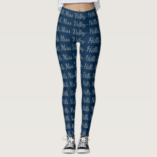 Miss America Title Print Womens Leggings