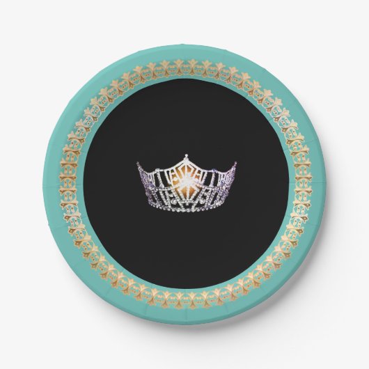 Miss America Turquoise 7" Paper Teller (Vorderseite)