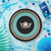 Miss America Turquoise Crown 9" Teller (Party)