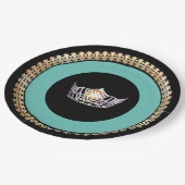 Miss America Turquoise Crown 9" Teller (Schrägansicht)