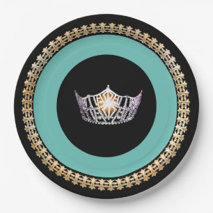 Miss America Turquoise Crown 9" Teller