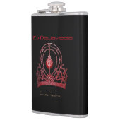 Miss America Universe Art Crown Personal Flask Flachmann (Links)