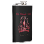 Miss America Universe Art Crown Personal Flask Flachmann (Rechts)