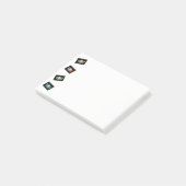 Miss America Whimsical Crowns Post-it-Notes Post-it Klebezettel (angewinkelt)