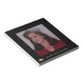 Miss American Style Crown Custom Autograph Pad Notizblock (angewinkelt)