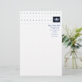 Miss Amerika-Art Diamant u. Kronen-Briefpapier Briefpapier (Stehend Vorderseite)