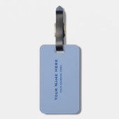 Miss Amerika-Art Kronen-Gepäckanhänger Gepäckanhänger (Rückseite vertikal)