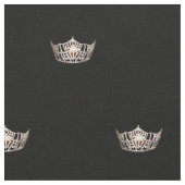 Miss Amerika-Art Kronen-Gewebe durch das Yard Stoff (Nahaufnahme)