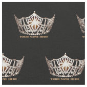 Miss Amerika-Art Kronen-Gewohnheits-Gewebe Stoff (Nahaufnahme)