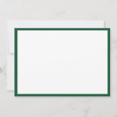 Miss Amerika flache Note Card Silver Crown Green Mitteilungskarte (Rückseite)