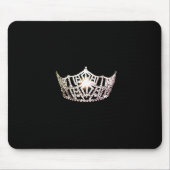 Miss Amerika-Kronen-Mausunterlage Mousepad (Vorne)