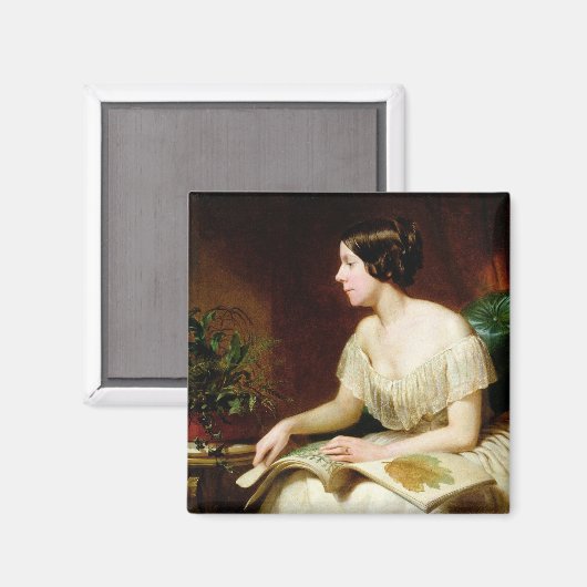 Miss Anne Pratt, die berühmte Botanikerin Magnet (Vorderseite/Rückseite)