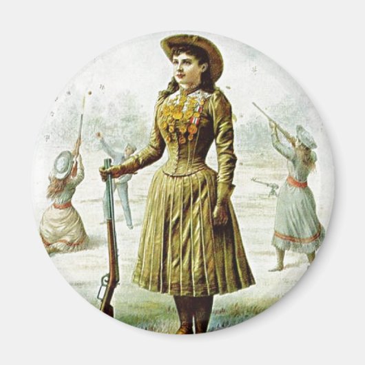Miss Annie Oakley Magnet (Vorne)