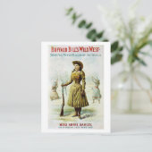 Miss Annie Oakley Postkarte (Stehend Vorderseite)