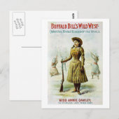 Miss Annie Oakley Postkarte (Vorne/Hinten)
