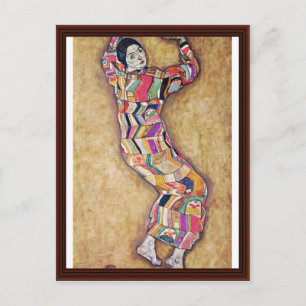 Miss Beer von Schiele Egon Postkarte