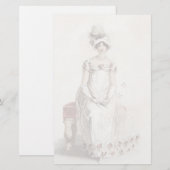 "Miss Bennet" Briefpapier (Vorne/Hinten)