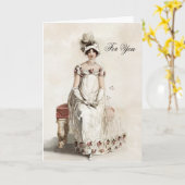 "Miss Bennet" für Sie Karte (Gelbe Blume)