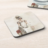 "Miss Bennet" Getränkeuntersetzer (Linke Seite)