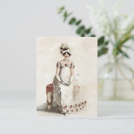 "Miss Bennet" Postkarte (Stehend Vorderseite)