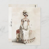 "Miss Bennet" Postkarte (Vorne/Hinten)