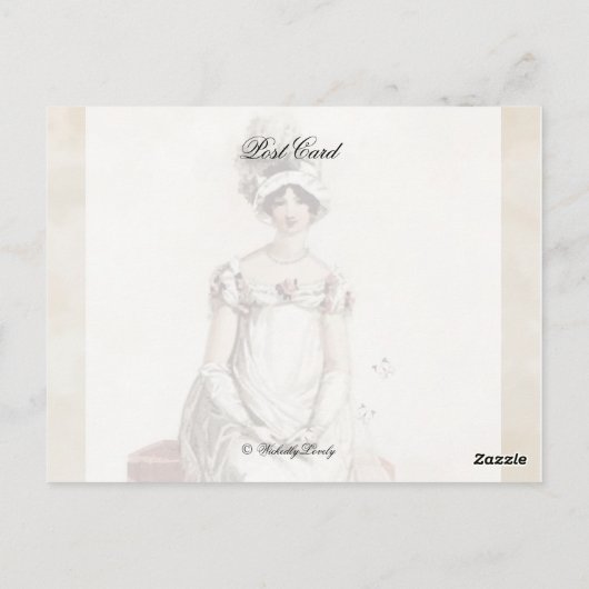 "Miss Bennet" Postkarte (Rückseite)