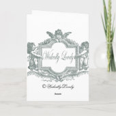 "Miss Bennet" Vielen Dank Dankeskarte (Rückseite)