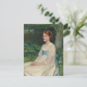 Miss Betty Pollock | John William Waterhouse Postkarte (Stehend Vorderseite)