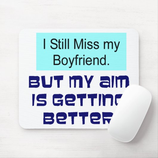Miss Boyfriend Mousepad (Mit Mouse)