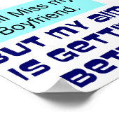 Miss Boyfriend Poster (Ecke)