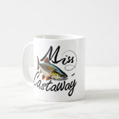Miss Castaway Rainbow Trout Kaffeetasse (Vorderseite Links)
