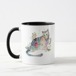 Miss Cat auf Zuhause Coffee Mugs Tasse
