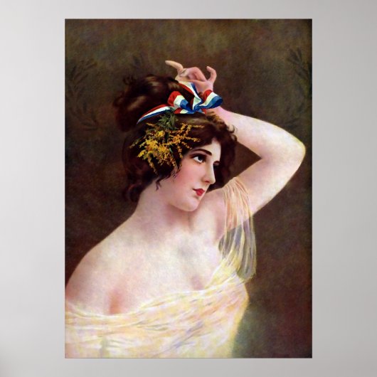 Miss Columbia Vintag Poster (Vorne)