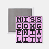 Miss Congeniality, Beiratspreis Magnet (Vorderseite/Rückseite)