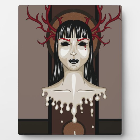 Miss D. Fotoplatte (Vorderseite)